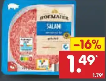 Netto Marken-Discount Hofmaier Salami-Aufschnitt Angebot
