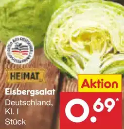 Netto Marken-Discount Heimat Eisbergsalat Angebot