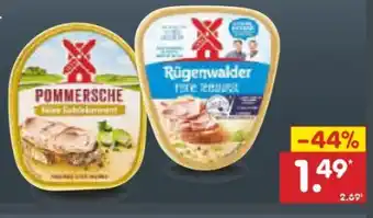 Netto Marken-Discount Rügenwalder Mühle Pommersche Leberwurst Angebot