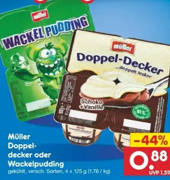 Netto Marken-Discount Müller Doppeldecker Pudding Angebot