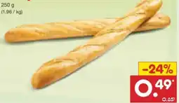 Netto Marken-Discount Netto Backstube Weizenbaguette Angebot