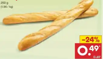 Netto Marken-Discount Netto Backstube Weizenbaguette Angebot