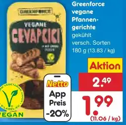 Netto Marken-Discount Greenforce Vegane Cevapcici Angebot