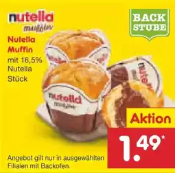 Netto Marken-Discount Netto Backstube Nutella Muffin Angebot