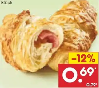 Netto Marken-Discount Netto Backstube Käse Schinken Croissant Angebot