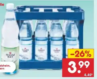 Netto Marken-Discount Schönthal Quelle Mineralwasser Angebot