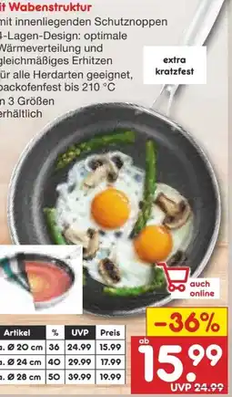 Netto Marken-Discount Brat Maxx Edelstahl-Pfanne 20cm Angebot