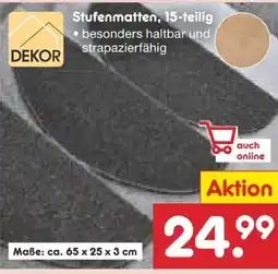 Netto Marken-Discount Dekor Stufenmatten-Set Angebot