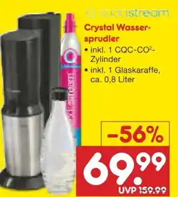 Netto Marken-Discount Sodastream Wassersprudler Crystal Angebot