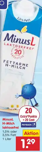 Netto Marken-Discount Minus L Fettarme H-Milch Angebot