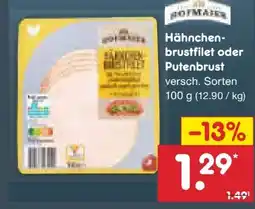 Netto Marken-Discount Hofmaier Hähnchenbrustfilet Angebot
