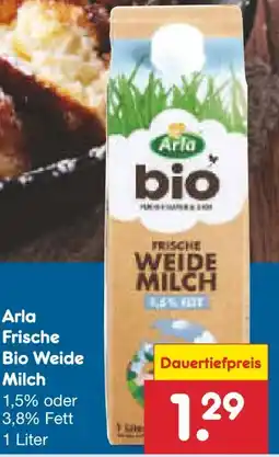 Netto Marken-Discount Arla Bio Frische Weidemilch Angebot