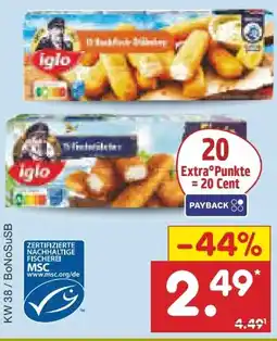 Netto Marken-Discount Iglo 15 Fischstäbchen Angebot