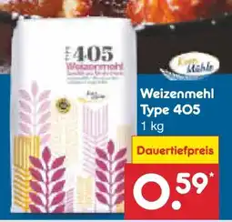 Netto Marken-Discount Korn Mühle Weizenmehl Angebot