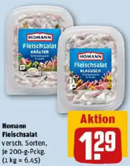 REWE Homann Fleischsalat Angebot