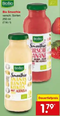 Netto Marken-Discount BioBio Bio-Smoothie Vegan Angebot