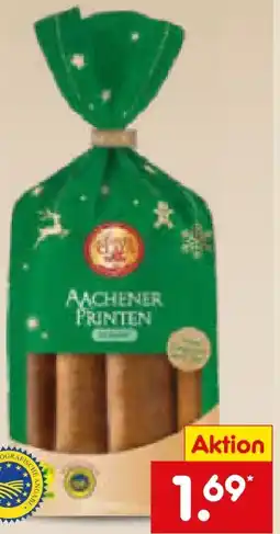 Netto Marken-Discount Santa Claus in Town Aachener Kräuter Printen Angebot
