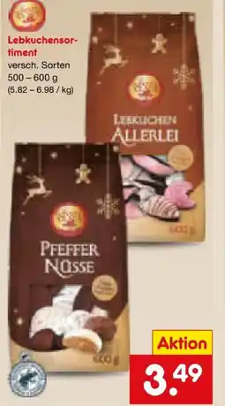 Netto Marken-Discount Santa Claus in Town Lebkuchensortiment Angebot