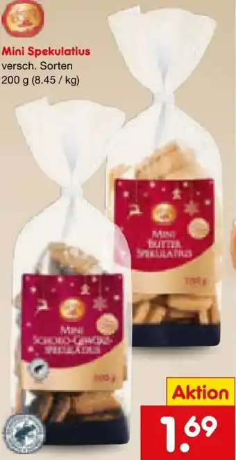 Netto Marken-Discount Santa Claus in Town Mini Spekulatius Angebot