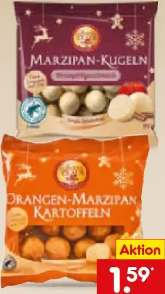 Netto Marken-Discount Santa Claus in Town Marzipankartoffeln Angebot