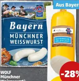 PENNY Wolf Bayerische Gelbwurst Angebot