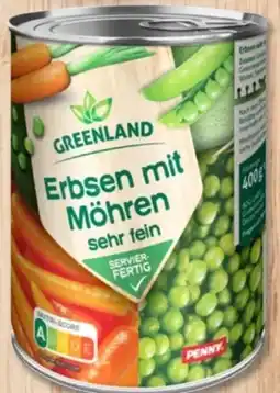 PENNY Greenland Erbsen mit Möhrchen Angebot