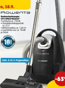 PENNY Rowenta Bodenstaubsauger City Space R02645 Angebot