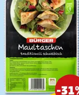 PENNY Bürger Maultaschen Angebot