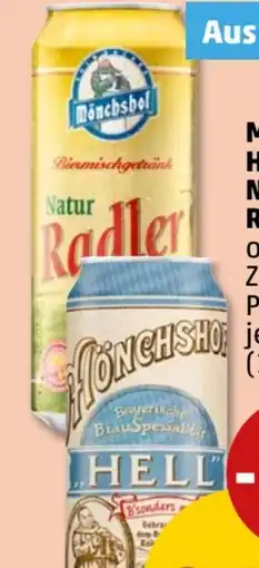 PENNY Kulmbacher Mönchshof Natur Radler Angebot