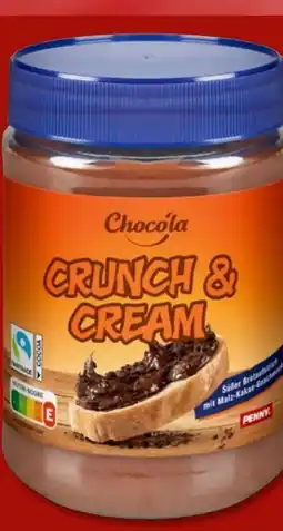 PENNY Choco´La Crunch & Cream Brotaufstrich Angebot