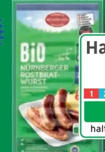 Lidl Metzgerfrisch Bio Nürnberger Rostbratwurst Angebot