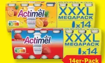 Lidl Danone Actimel Drink XXXL Angebot
