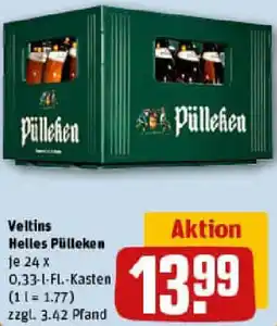 REWE Veltins Helles Pülleken Angebot