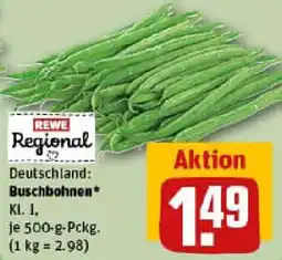 REWE Buschbohnen Angebot