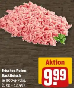 REWE Frisches Puten- Hackfleisch Angebot