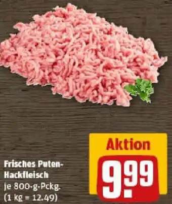 REWE Frisches Puten- Hackfleisch Angebot