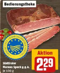 REWE Südtiroler Merano Speck g.g.A. Angebot