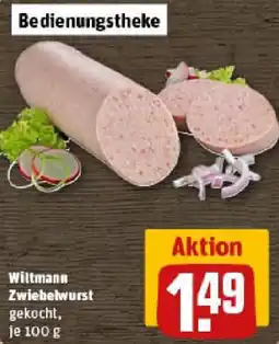 REWE Wittmann Zwiebelwurst Angebot