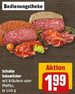 REWE Schulte Salamitaler Angebot