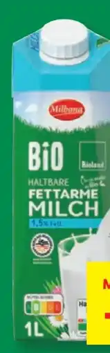Lidl Milbona Bio Haltbare Fettarme Milch Angebot