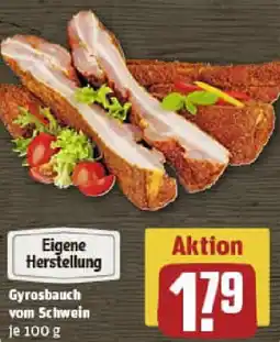 REWE Gyrosbauch vom Schwein Angebot