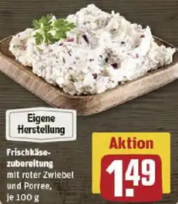 REWE Frischkäse- zubereitung Angebot