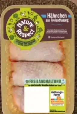 nahkauf Nature & Respect Pollofino Freiland Hähnchen Oberschenkel Angebot