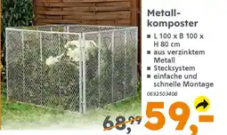Globus Baumarkt Metall- komposter Angebot