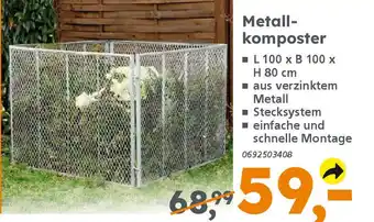 Globus Baumarkt Metall- komposter Angebot