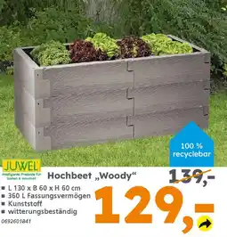 Globus Baumarkt JUWEL Hochbeet „Woody" Angebot