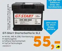 Globus Baumarkt GT-Start Starterbatterie SLI Angebot