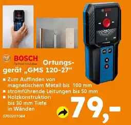 Globus Baumarkt BOSCH Ortungsgerät ,,GMS 120-27" Angebot
