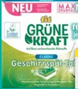E-Center Fit Grüne Kraft Maschinen-Geschirrspültabs Angebot