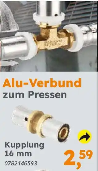 Globus Baumarkt Kupplung 16 mm Angebot